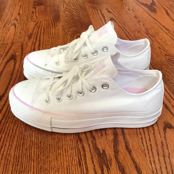 all star white platform